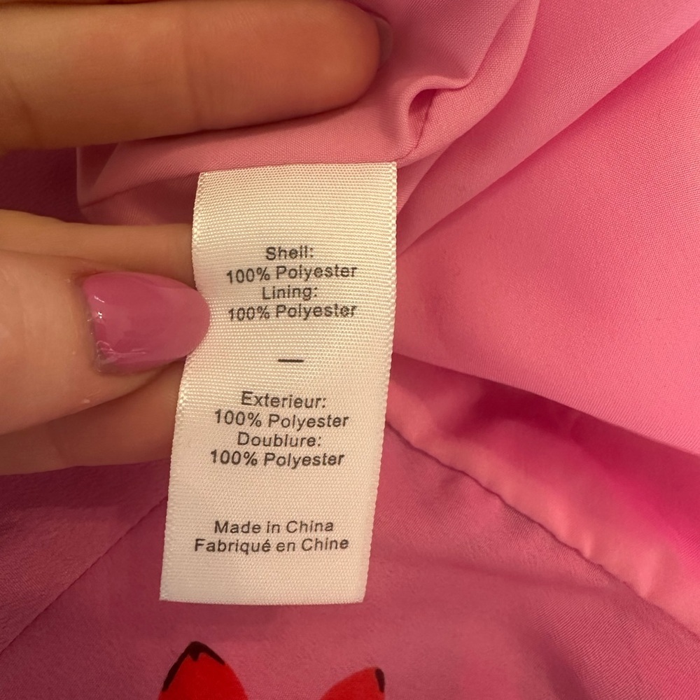 Likely Lois Pink Floral One-Shoulder Dress Size 4 - Picture 5 of 6